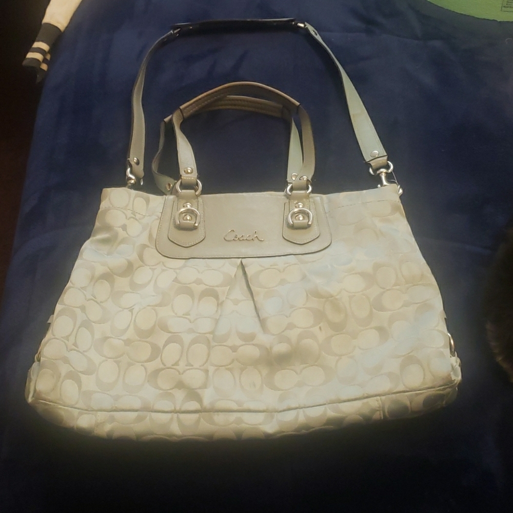 Light blue coach bag